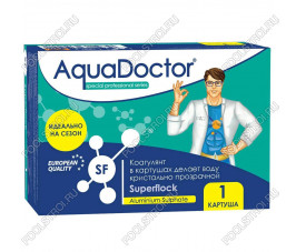 Коагулянт AquaDoctor Superflock Mini в картушах 1 шт