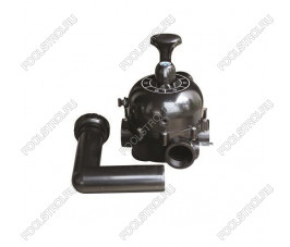 Кран шестиходовой 2'' с боковым подключением Aquaviva MPV04 (88280812B)