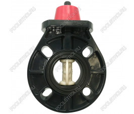 Дисковый поворотный затвор d63 с ручкой, уплотнение EPDM AQUAVIVA