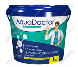 Коагулянт AquaDoctor FL для очистки воды в гранулах 1кг