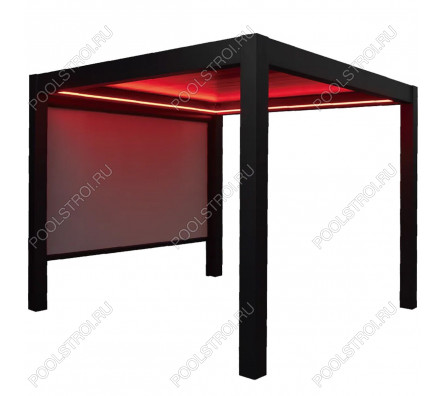 LED лента RGB c алюминиевой планкой 3,6 м x 2 (Антрацит)