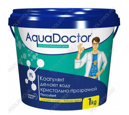 Коагулянт AquaDoctor FL для очистки воды в гранулах 1кг