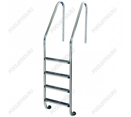 Лестница Flexinox STANDARD 4 ст AISI-316, для широкого борта
